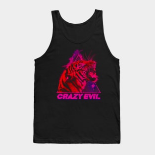 Tiger Animal Color Tank Top